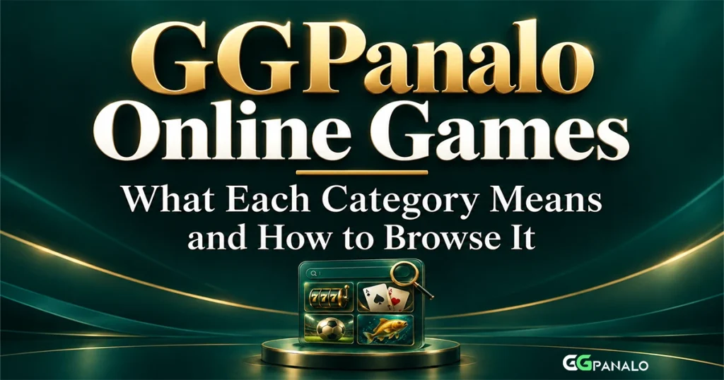 GGpanalo Online Games What Each Category Means and How to Browse It-compressed
